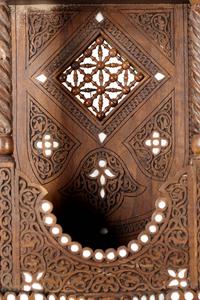 A Pair of Syrian Mother-of-Pearl Inlaid Walnut Hanging Shelf — 20TH CENTURY