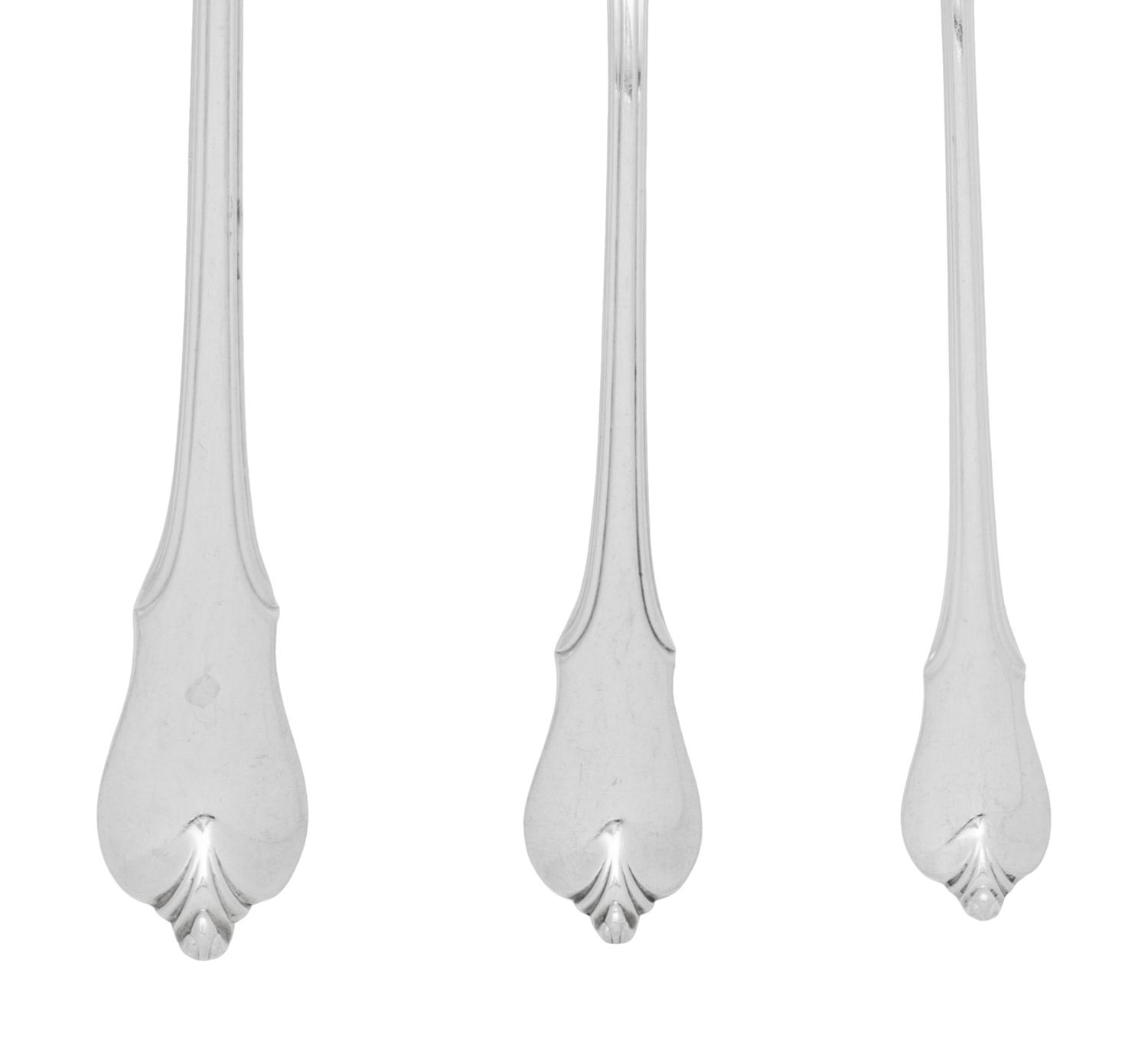 An American Silver Flatware Service