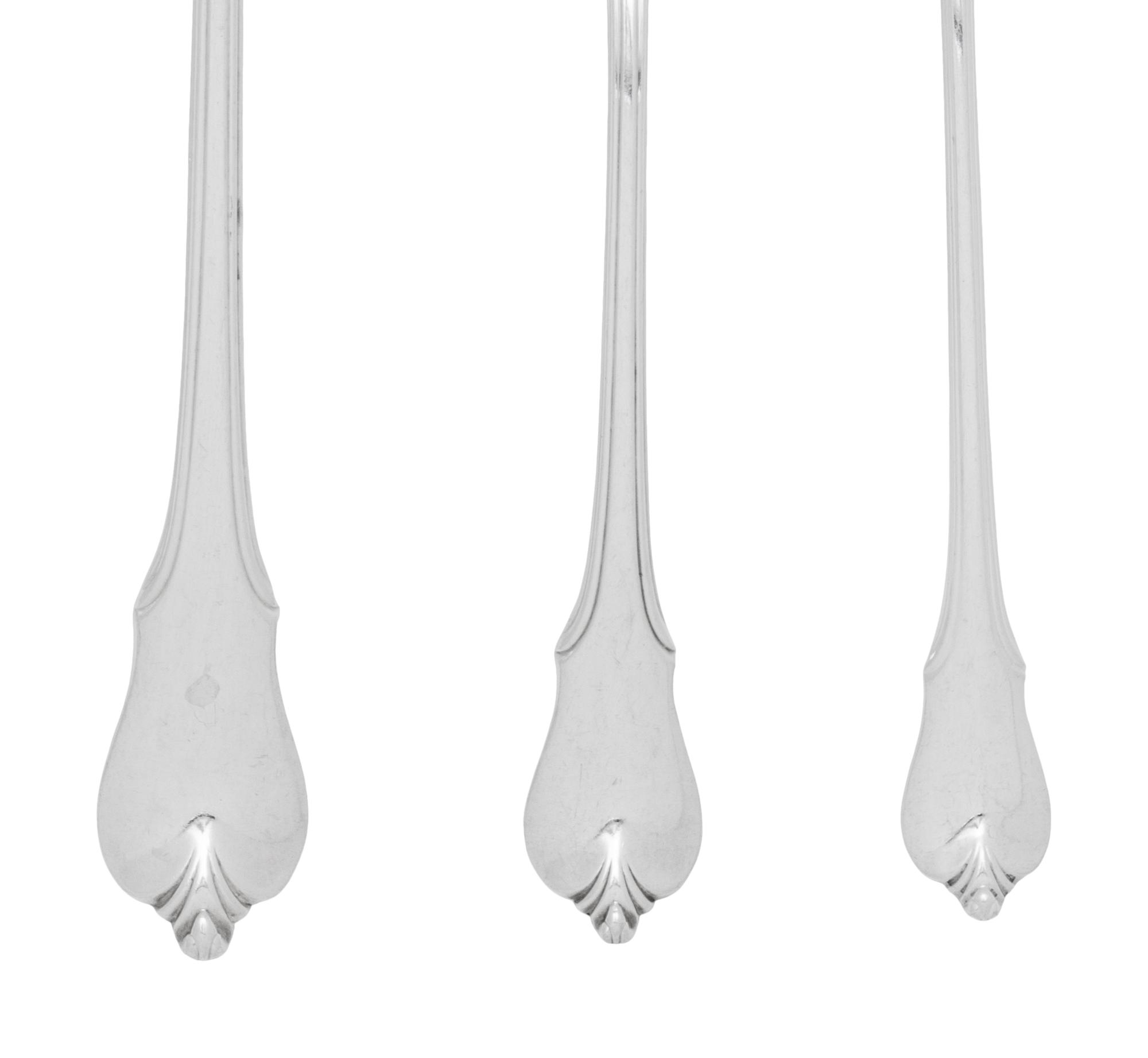 An American Silver Flatware Service