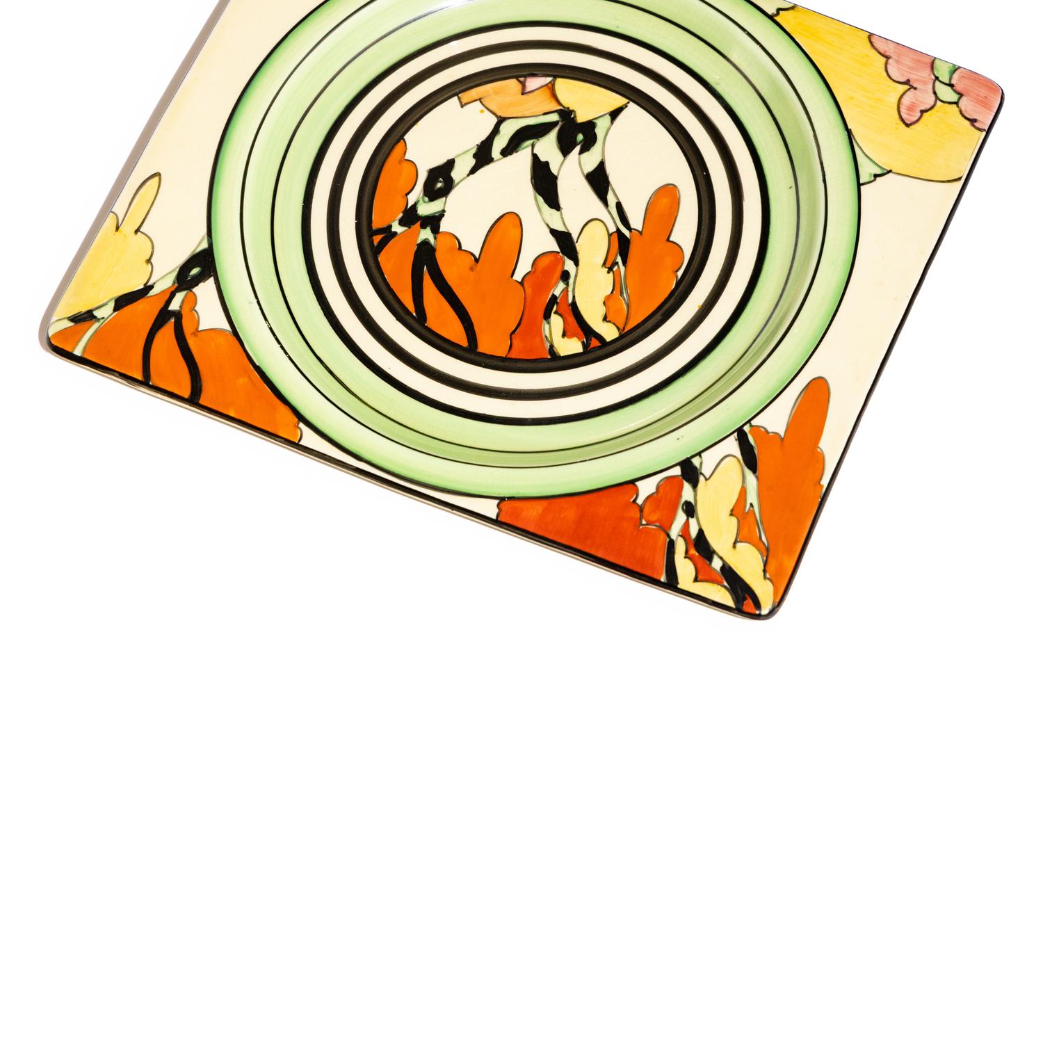 Honolulu pattern, Two Vases, Two Plates, c. 1933-35