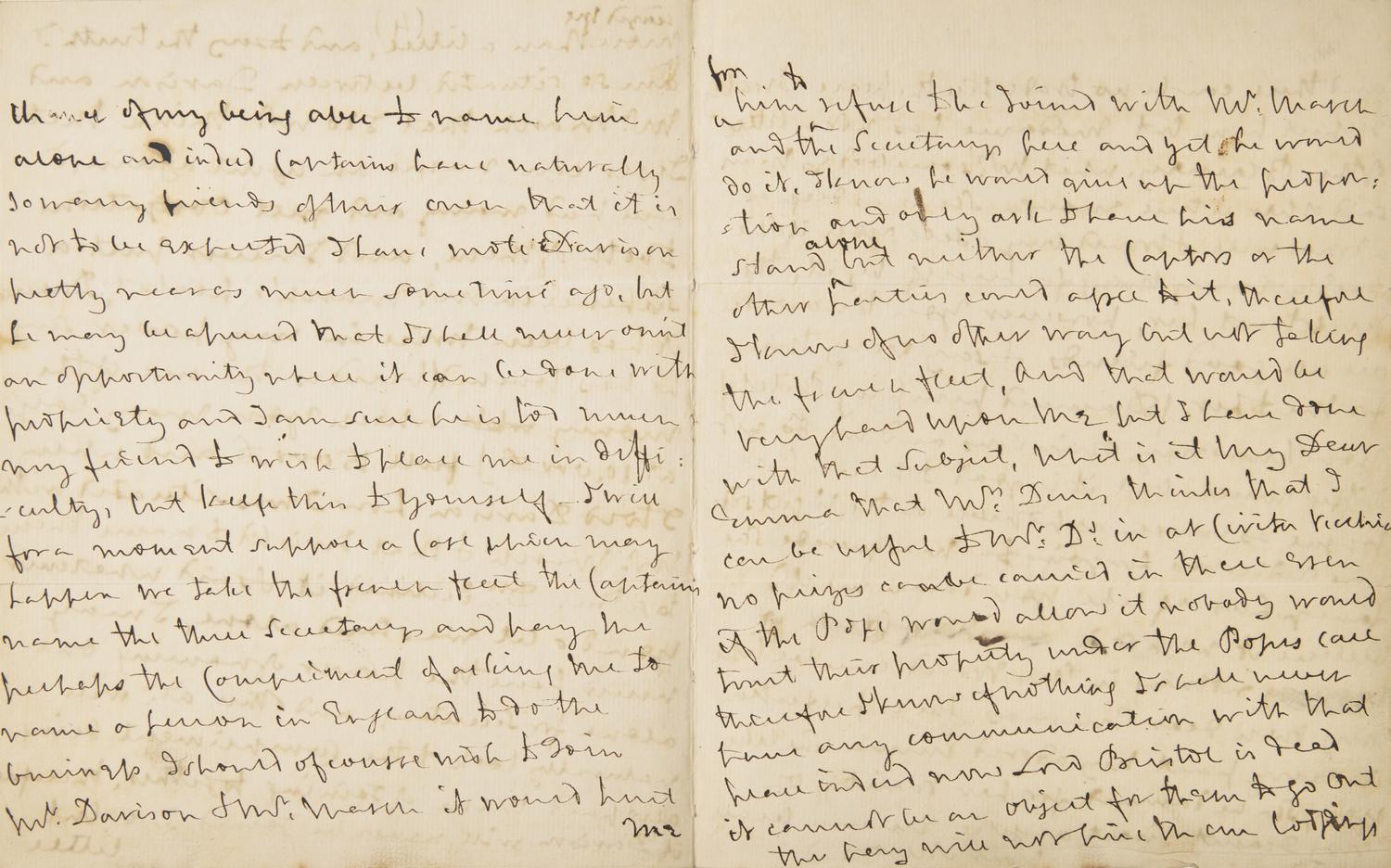 [Military History] Nelson, Horatio. Autograph Letter, signed