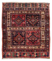 A Caucasian Wool Rug 4 feet 1 inch x 3 feet 10 inches. — FIRST HALF 20TH CENTURY
