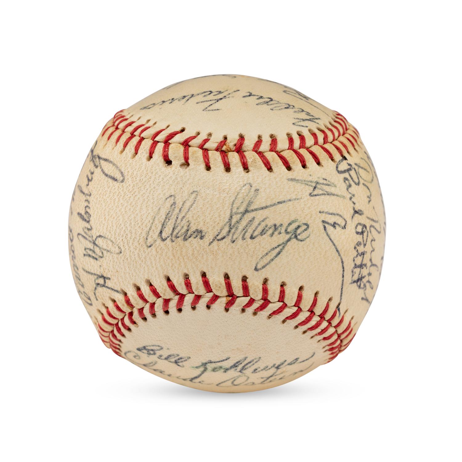 A 1959 Seattle Rainers Team Signed Autograph Baseball