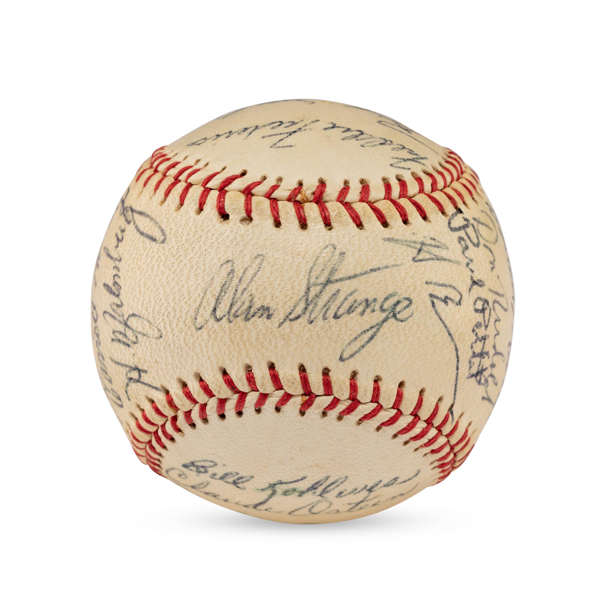 A 1959 Seattle Rainers Team Signed Autograph Baseball
