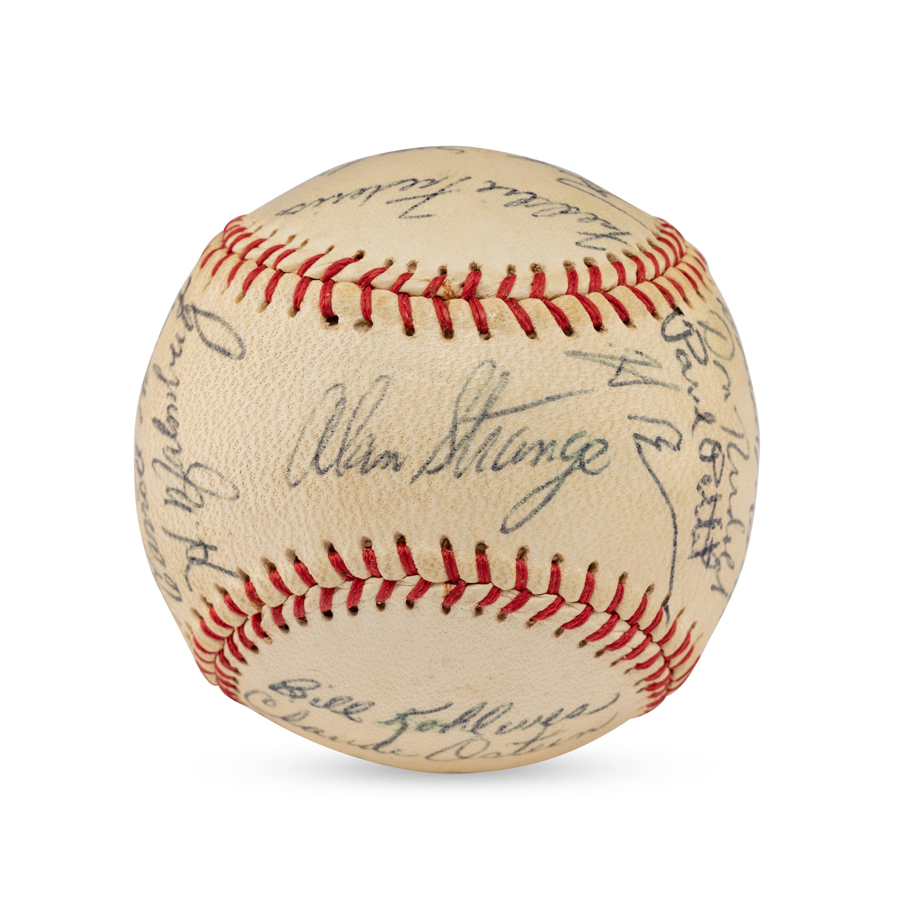 A 1959 Seattle Rainers Team Signed Autograph Baseball