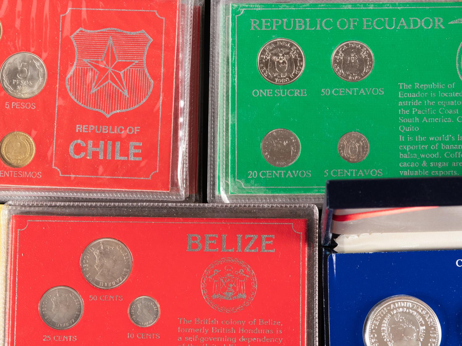 [INTERNATIONAL] A Large Collection of Central American, South American & Caribbean Commemorative Coins and Circulation Sets
