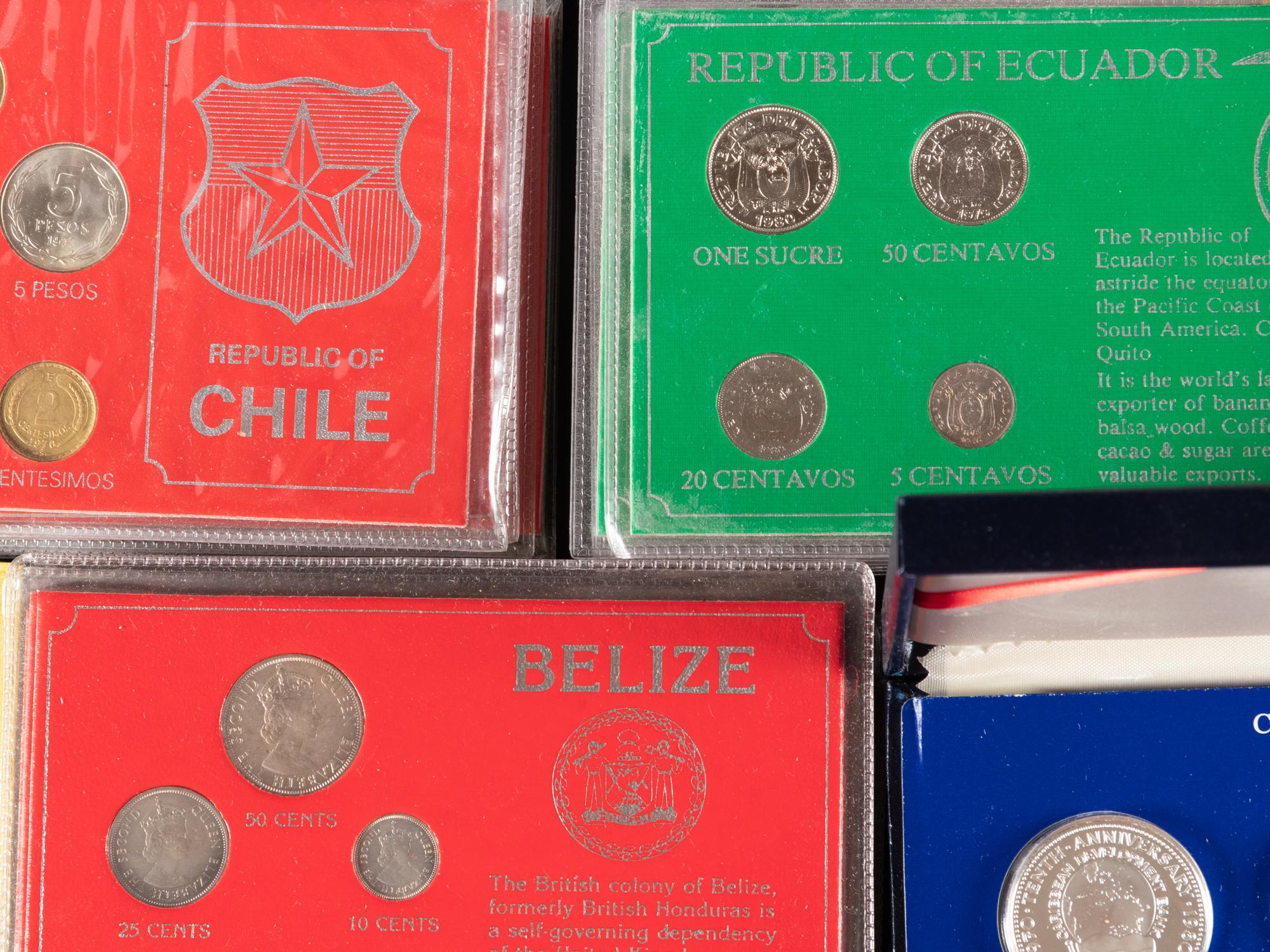 [INTERNATIONAL] A Large Collection of Central American, South American & Caribbean Commemorative Coins and Circulation Sets