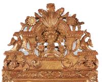 A Régence giltwood looking glass, circa 1720