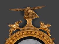 A Federal Giltwood Bull's Eye Mirror