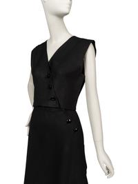 Three Designer Items: Pauline Trigere Ensemble, Geoffrey Beene Swimsuit, Geoffrey Beene Dress, 1960-80s