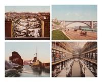 [JACKSON, William Henry, photographer]. Photochrom prints incl. US and Cuban scenes. 1900-1904.