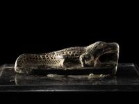 An Egyptian Black Stone Crocodile