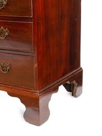 A George III Mahogany Slant-Front Bureau