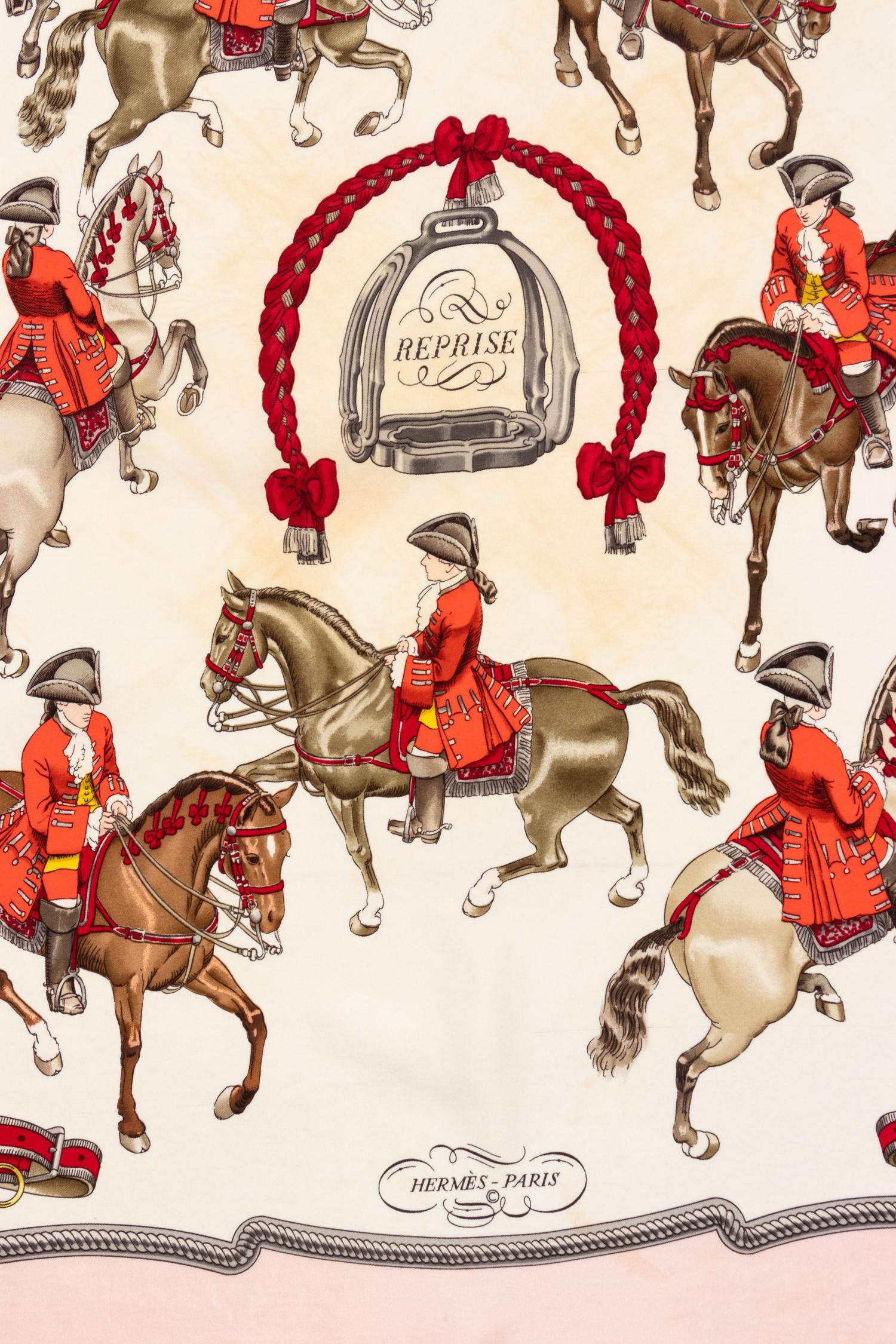 Four Hermès 90cm Silk Scarf, Carré