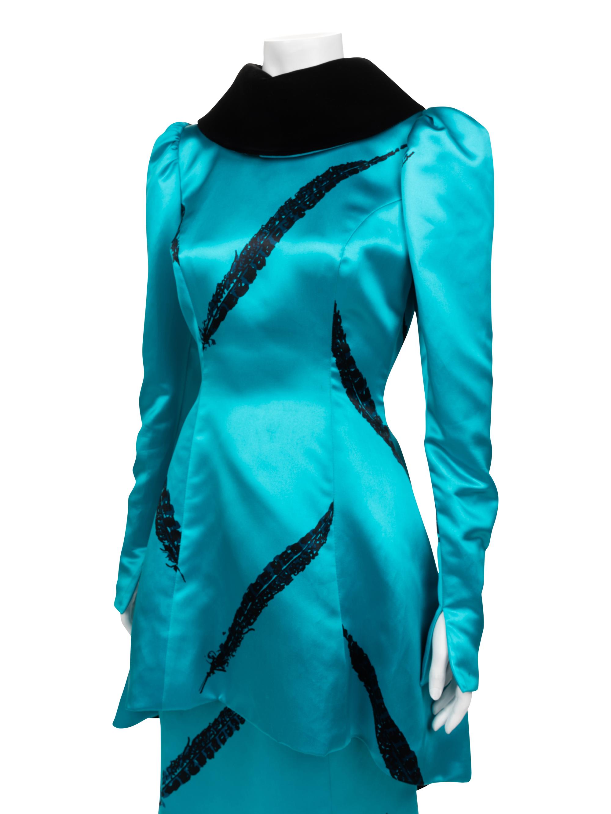 Givenchy Haute Couture Two-Piece Skirt Ensemble, 1980-90s