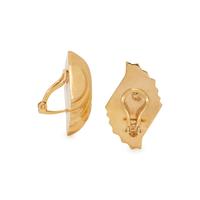 YELLOW GOLD EARCLIPS