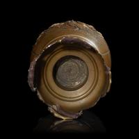 A Japanese Mixed-Metal 'Rooster' Censer, Late Meiji Period