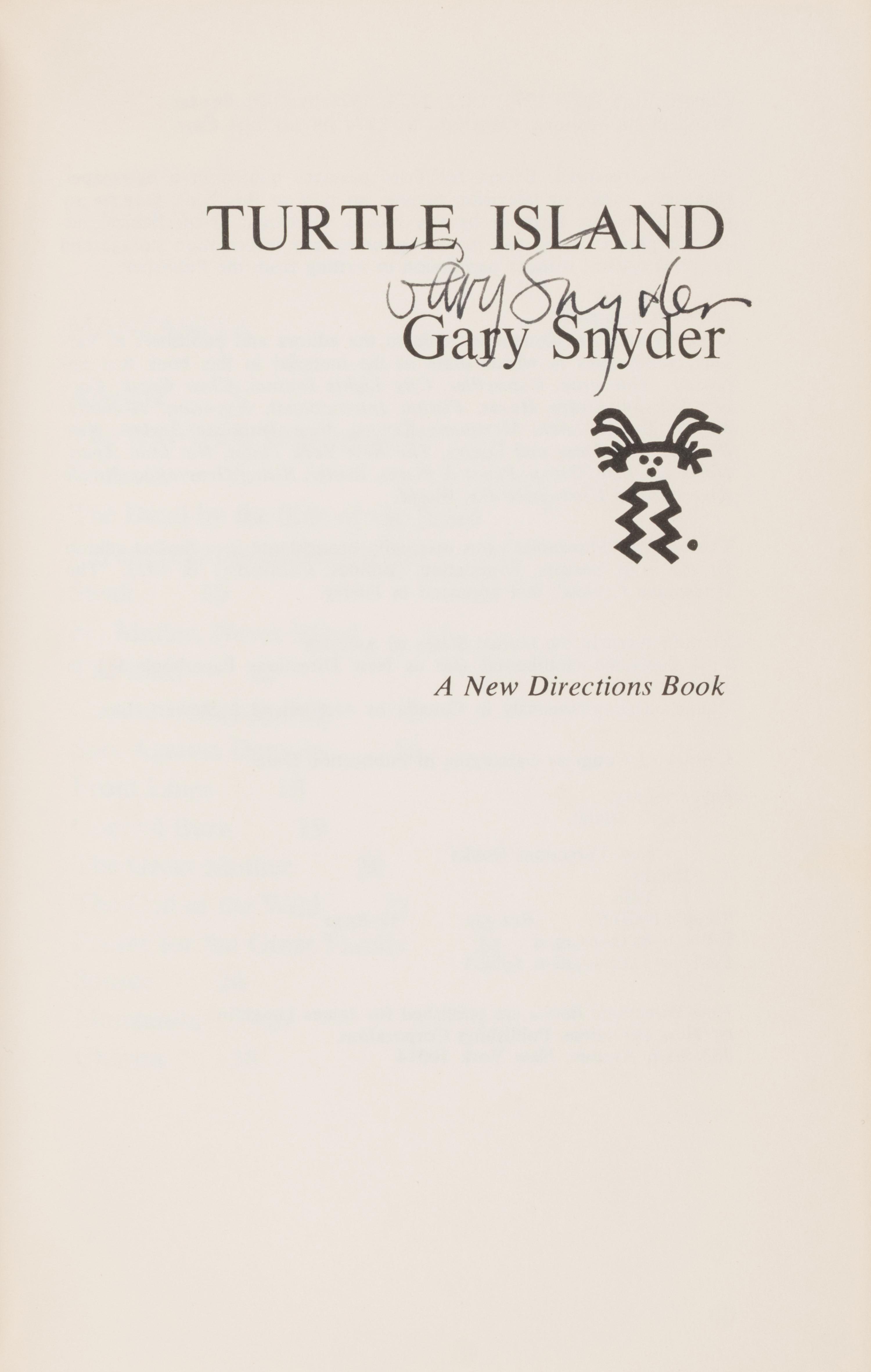 [Literature] Snyder, Gary. Group of 4 First Editions