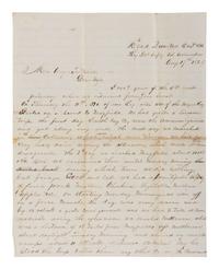 [CIVIL WAR]. Letters written from the Western Theater by Captain LaFayette Twitchell, Co. I, 136th Illinois Infantry, May-October 1864.