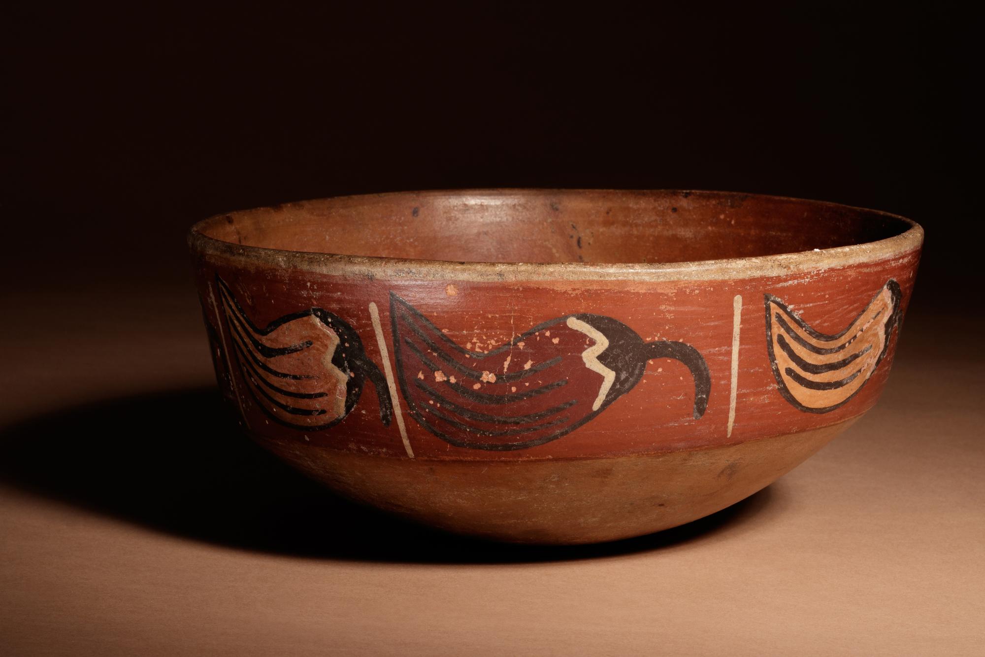 A Nazca Polychrome Terracotta Bowl