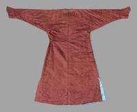 A Brown Ground Woven Silk Informal Robe