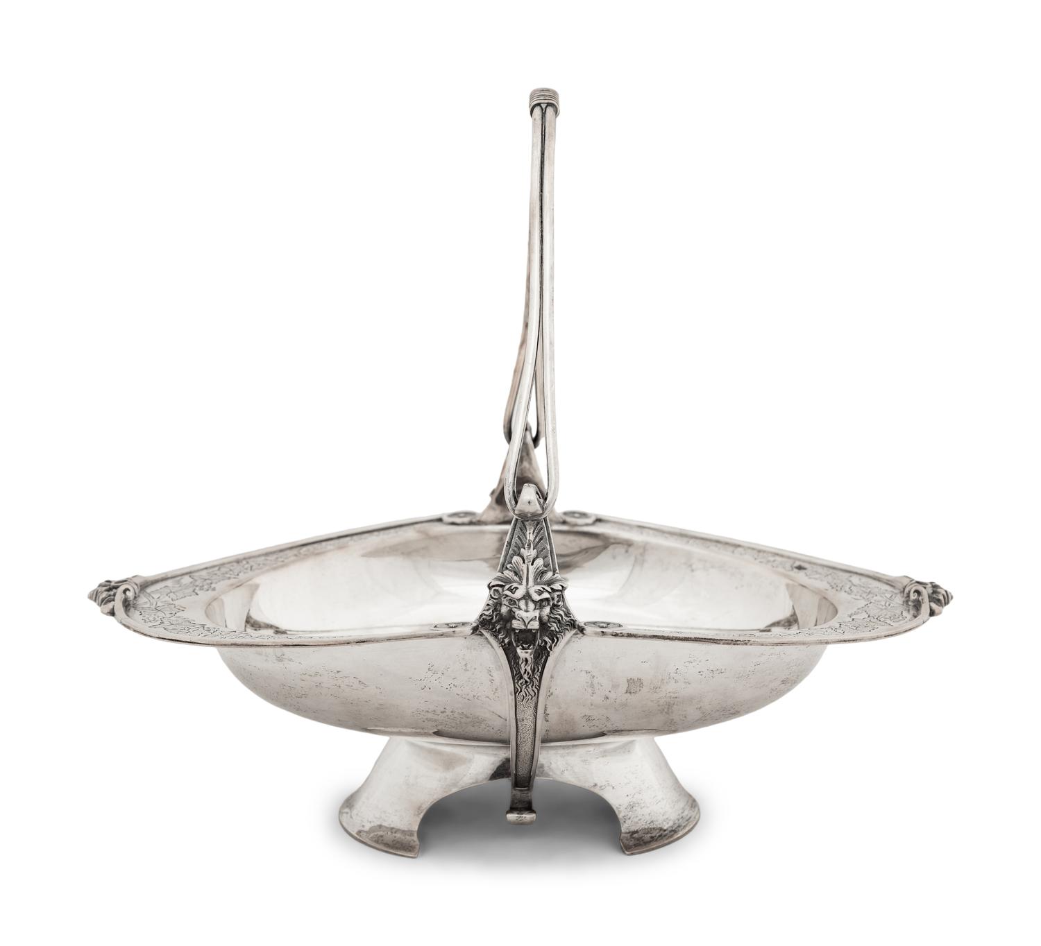 An American Silver Handled Basket