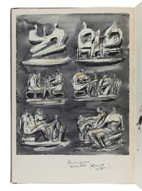 MOORE, Henry (1898-1986). Heads, Figures and Ideas. London and Greenwich, CT: George Rainbird, New York Graphic Society, 1958.