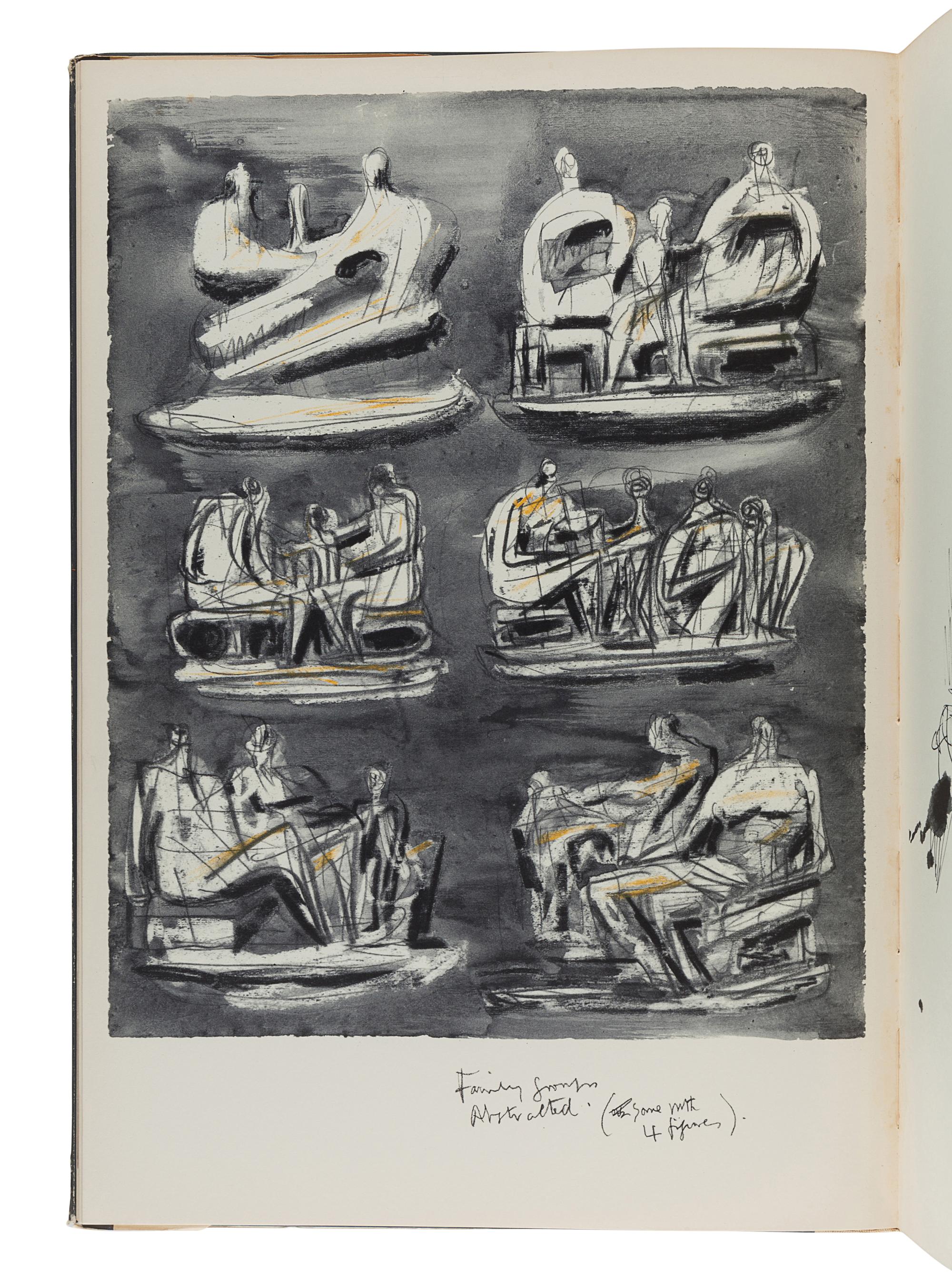 MOORE, Henry (1898-1986). Heads, Figures and Ideas. London and Greenwich, CT: George Rainbird, New York Graphic Society, 1958.