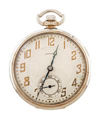 [POLITICS]. Pocket watch presented by Woodrow Wilson to Wilbur Cherry.