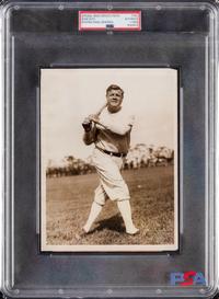 An Original Circa 1920s Babe Ruth International Newsreel Type One Photograph (PSA)