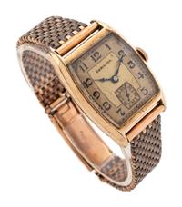 Jimmie Wilson's Personally Owned Hamilton Watch Presented by Progressive Assembly in 1937