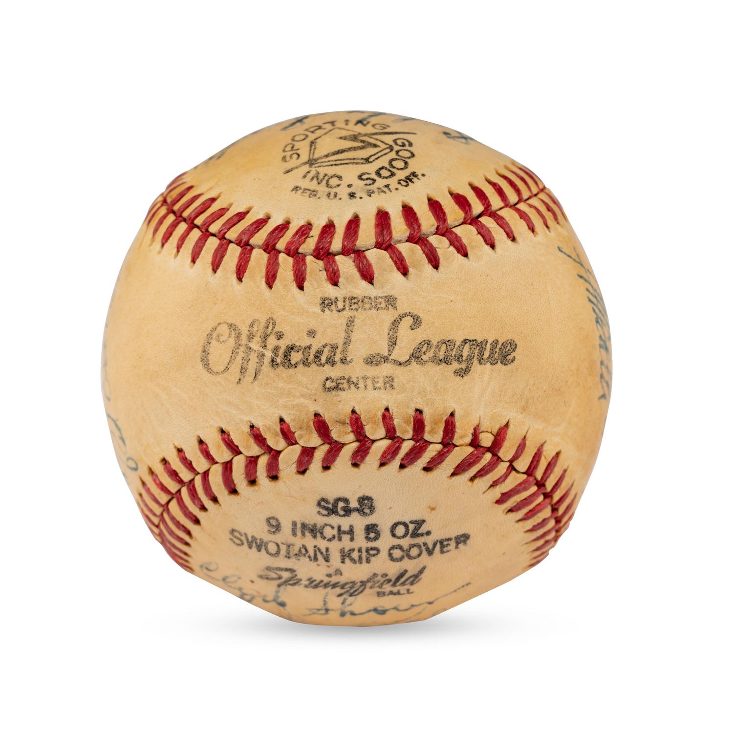 A 1948 Boston Braves Team Signed Autograph Baseball Including Billy Southworth (Beckett Authentication Services)