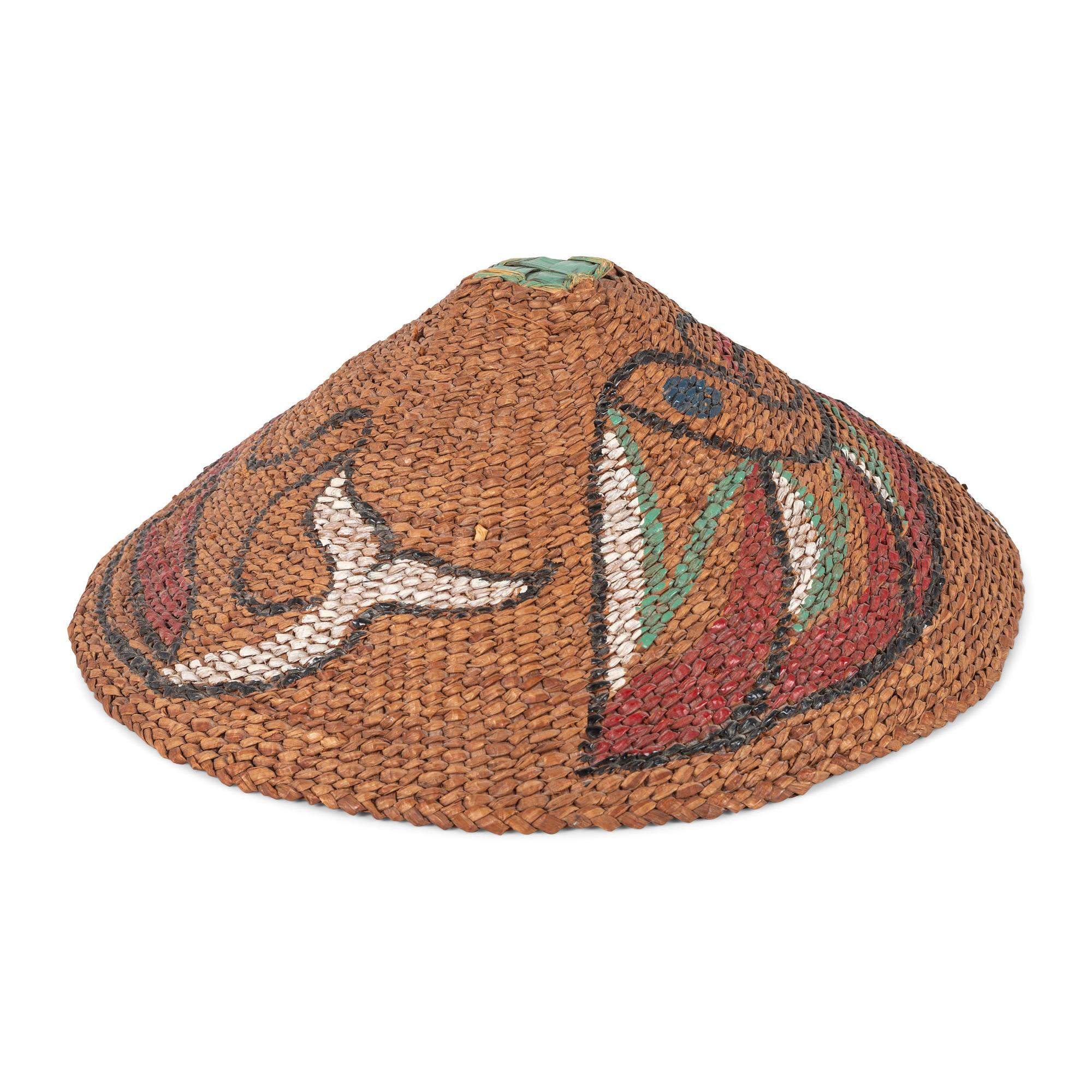 A Nuu-chah-nulth Painted Hat