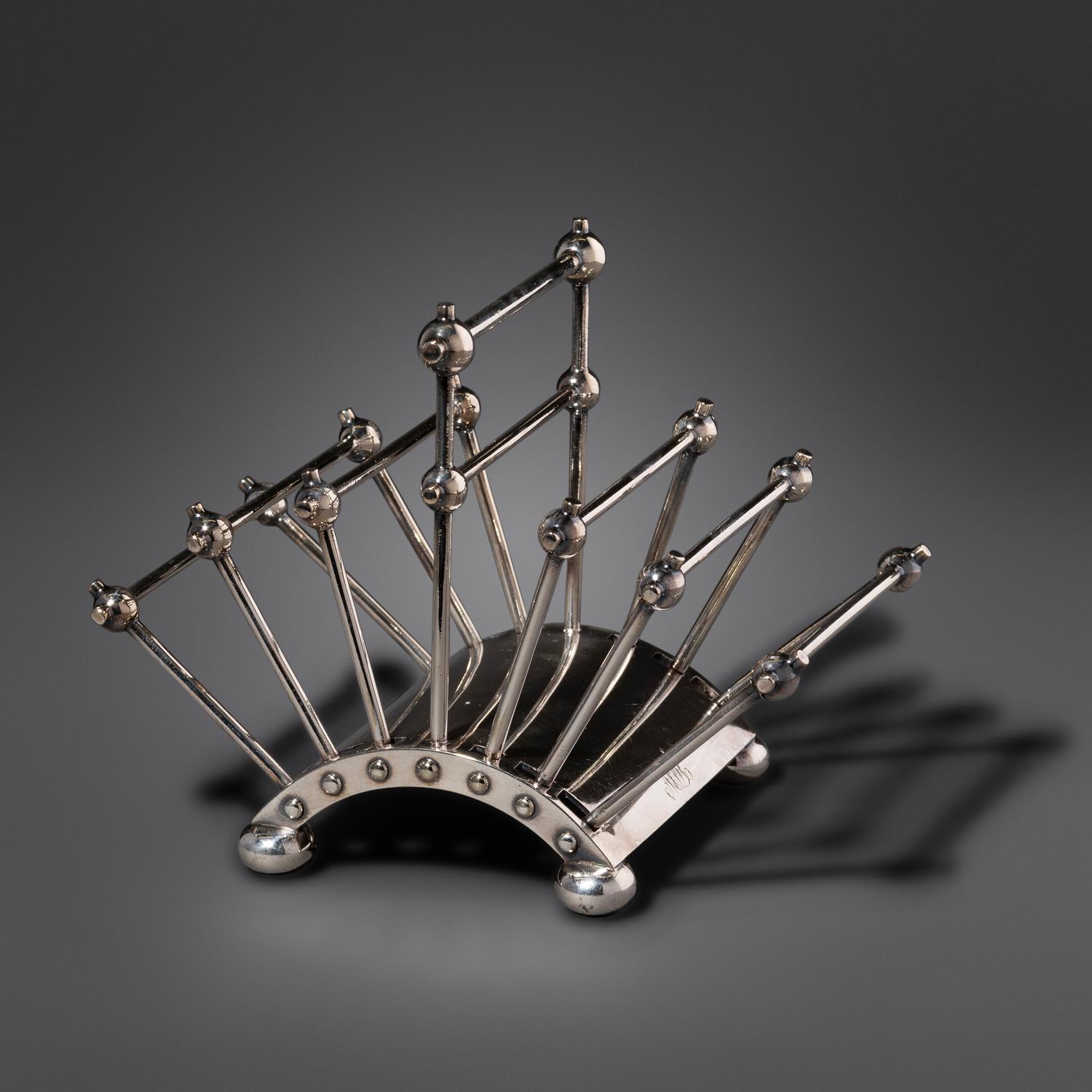 Silver Electroplated Letter Rack Hukin & Heath, England