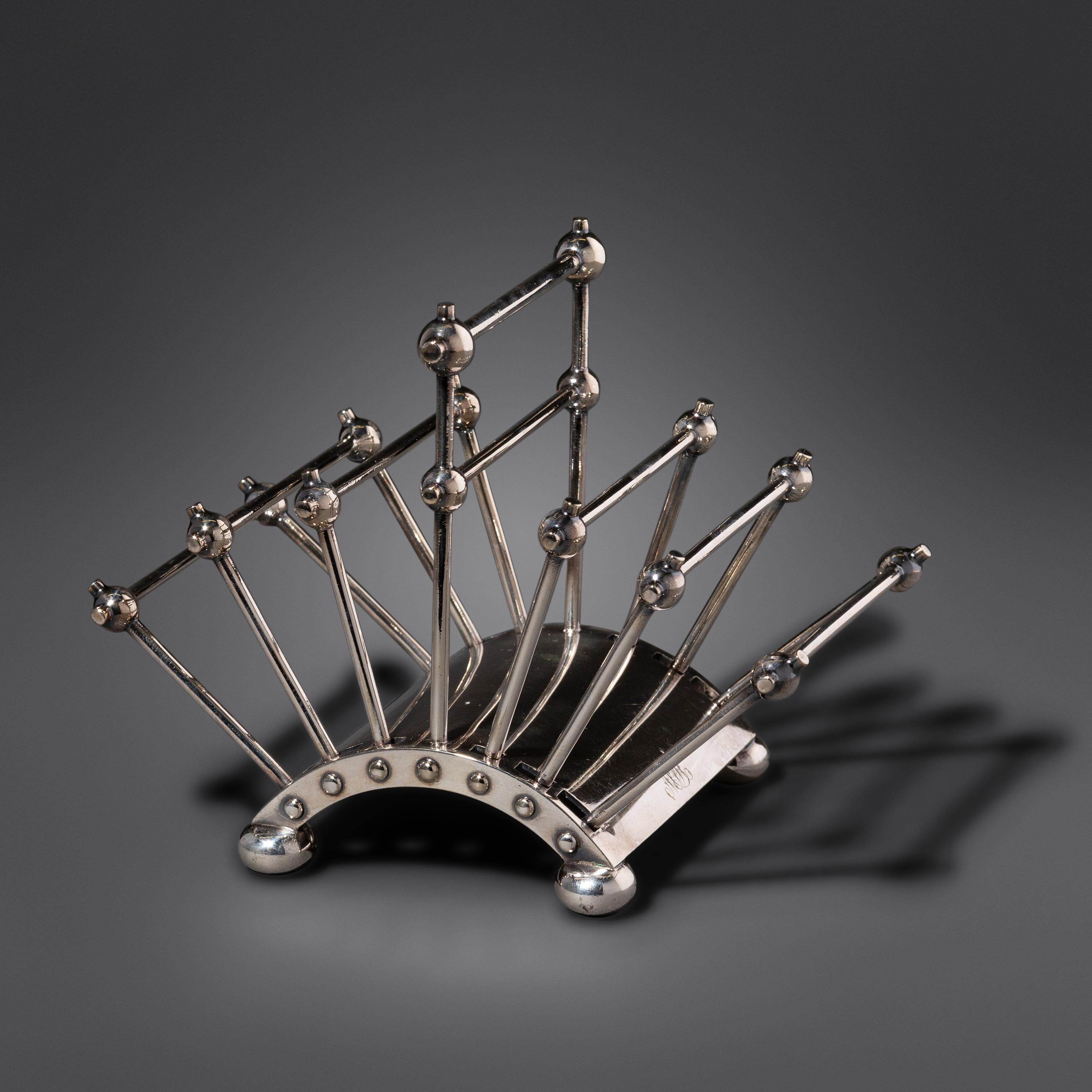 Silver Electroplated Letter Rack Hukin & Heath, England