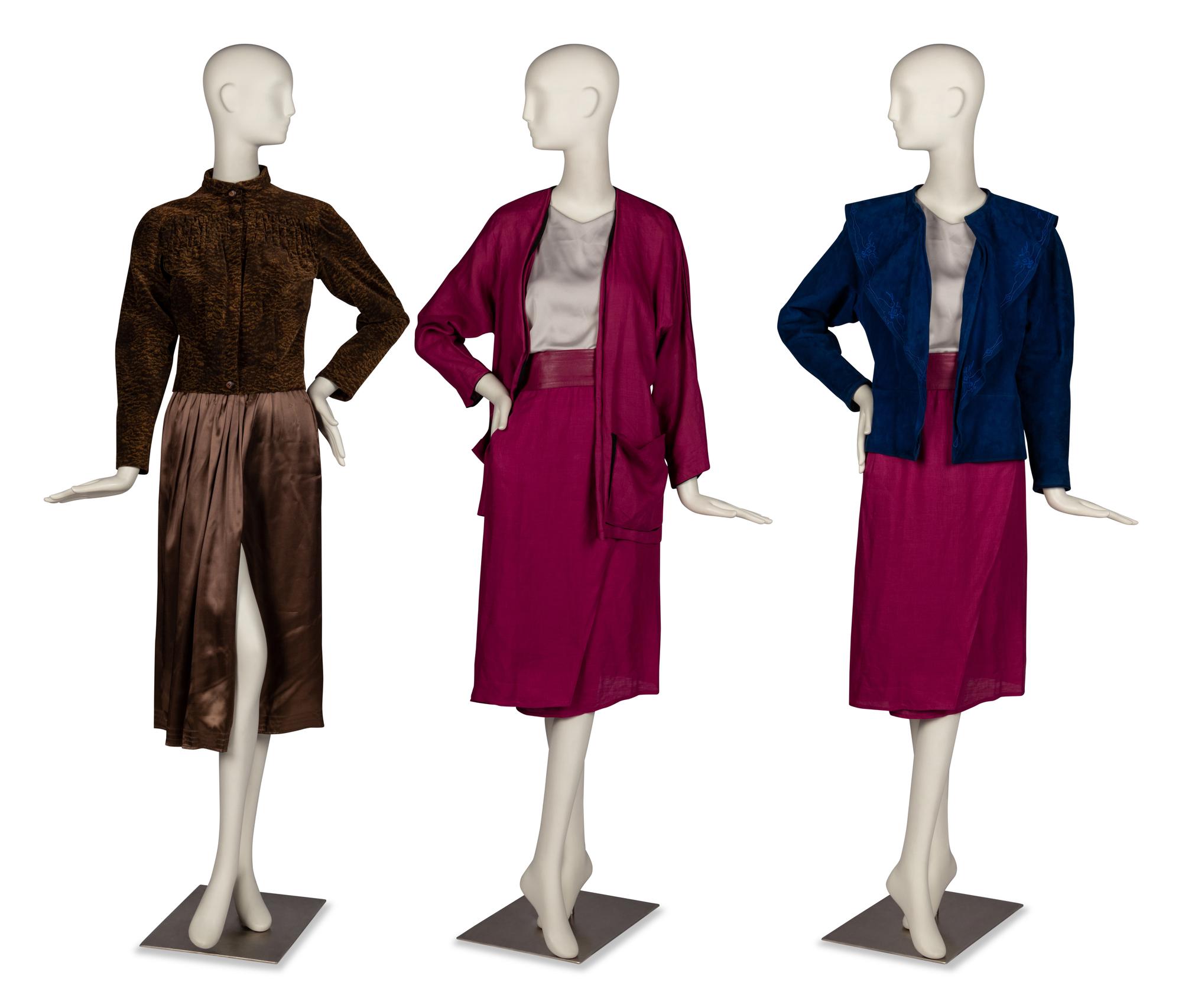 Five Pieces of Giorgio Armani and Gianni Versace, 1980s