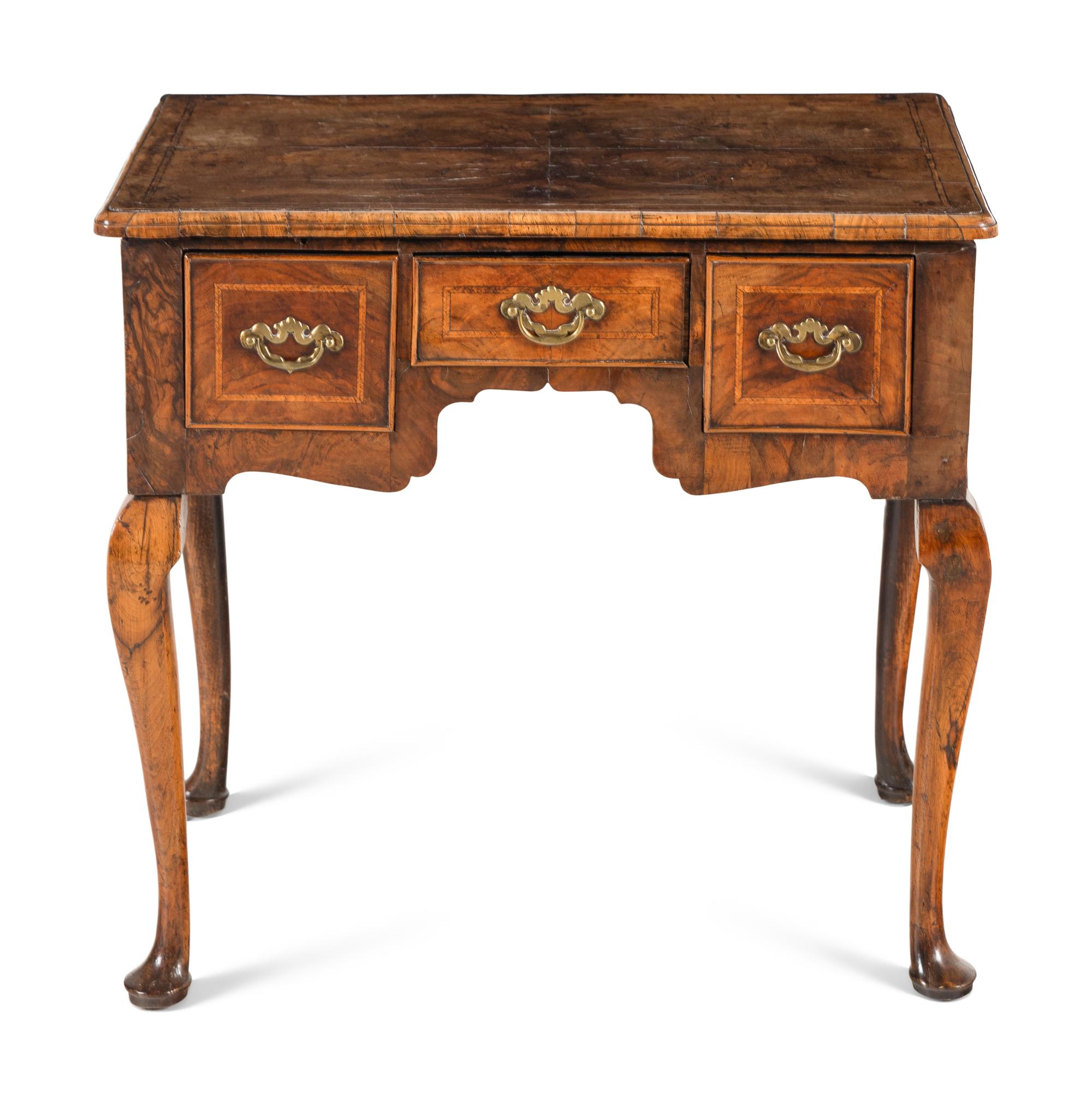 A George II Walnut Dressing Table