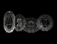 A Collection of United States Political and Public Figure-Related Glass Articles
