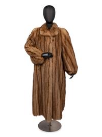 Golden Sable Fur Coat, 1990-2000s