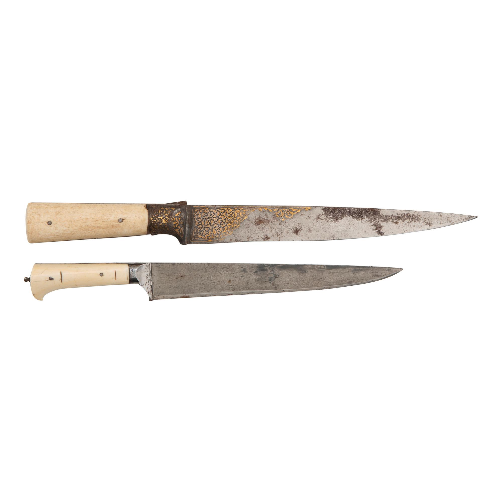 Lot of 2 Indo-Persian Kard Daggers
