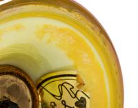 A Lundberg Studios Iridescent Glass Lamp