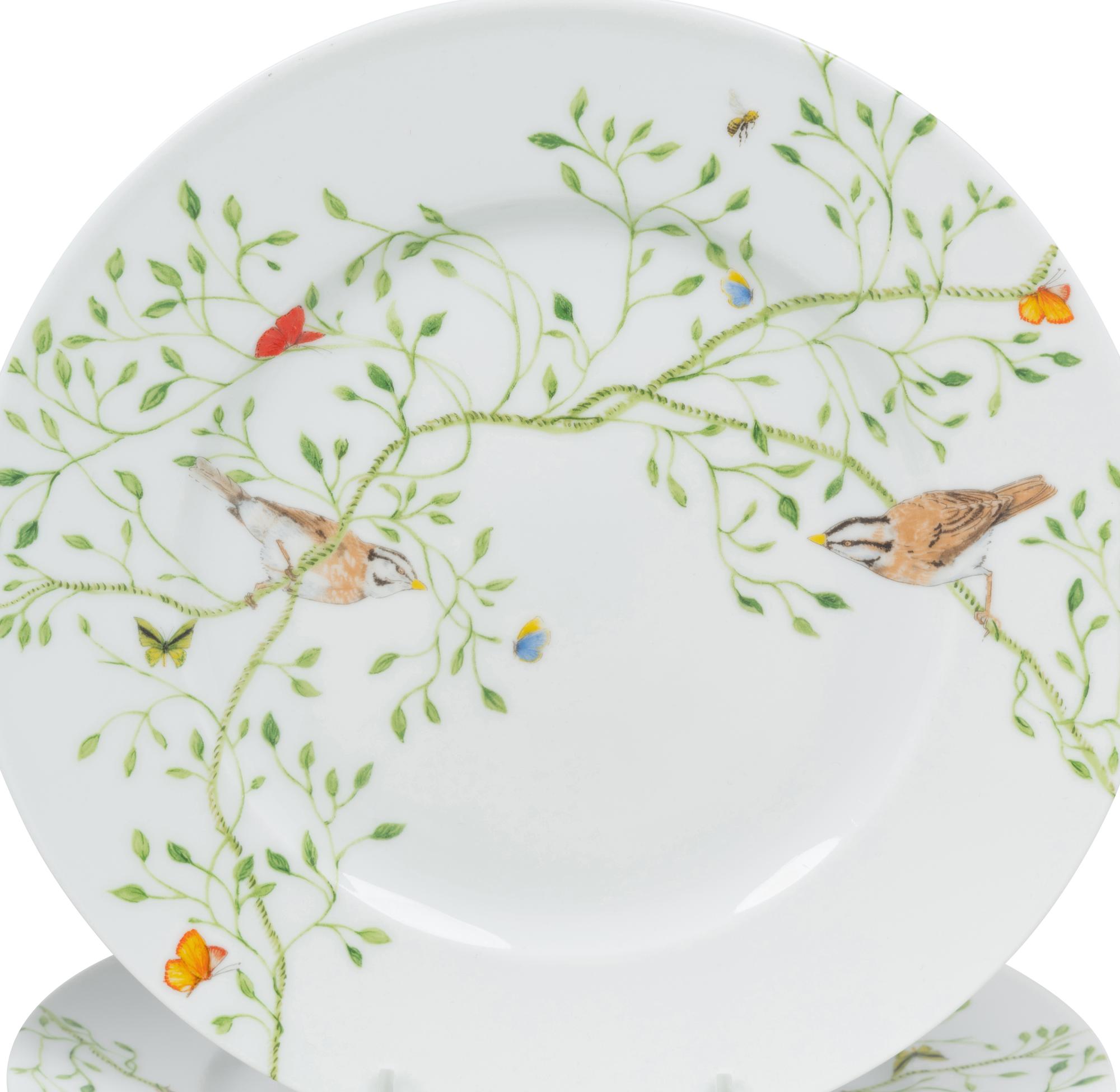 A Raynaud-Limoges Histoire Naturelle Porcelain Dinner Service