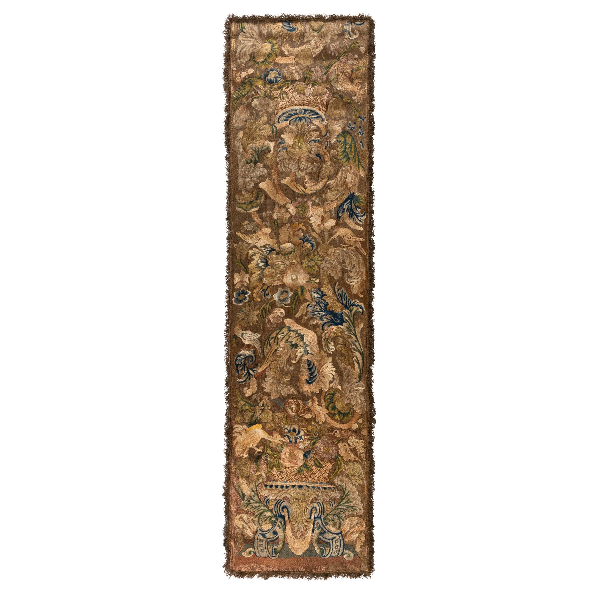 A Silk Embroidered Panel