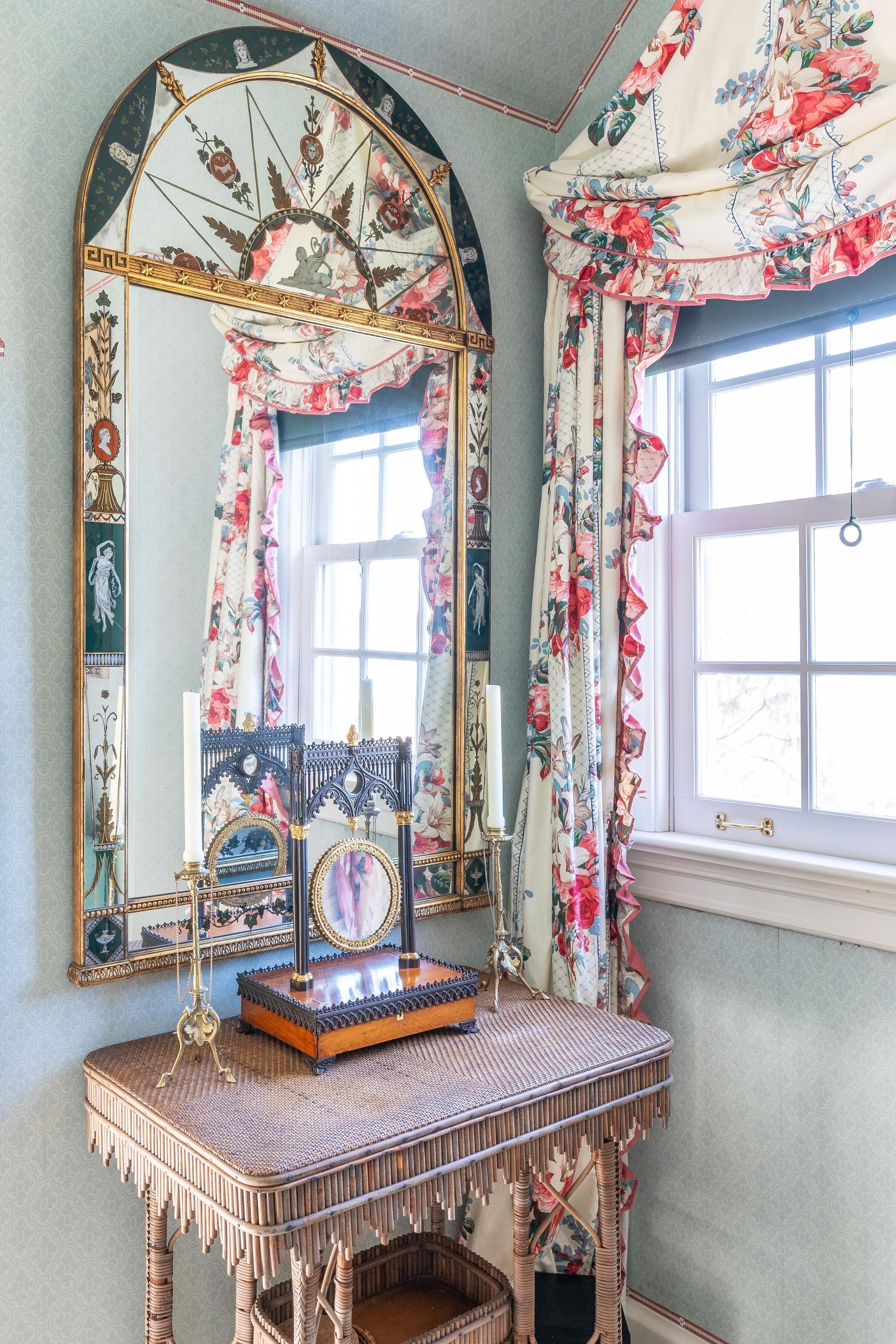 An English Rattan Occasional Table
