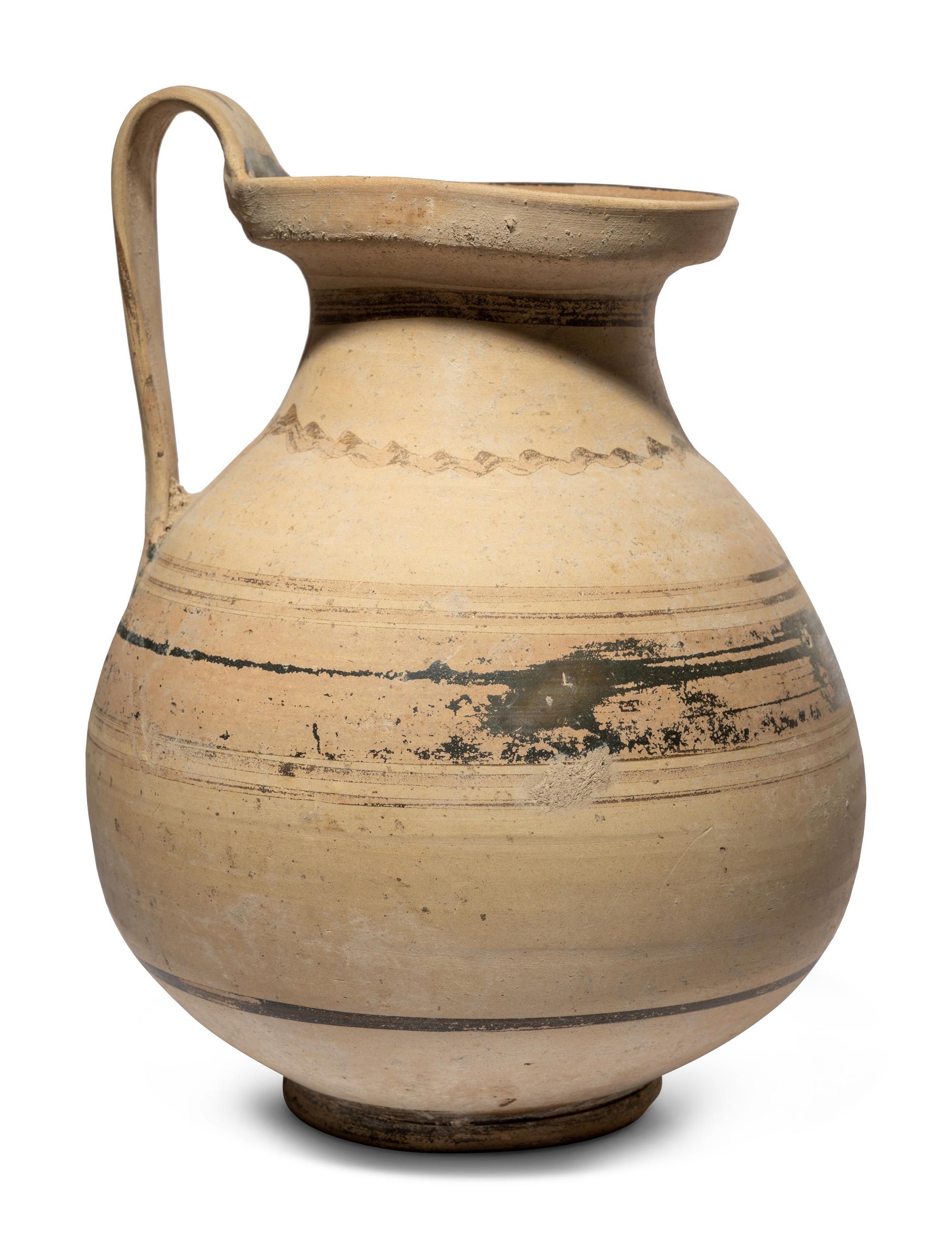 A South Italian Bichrome-Ware Jug