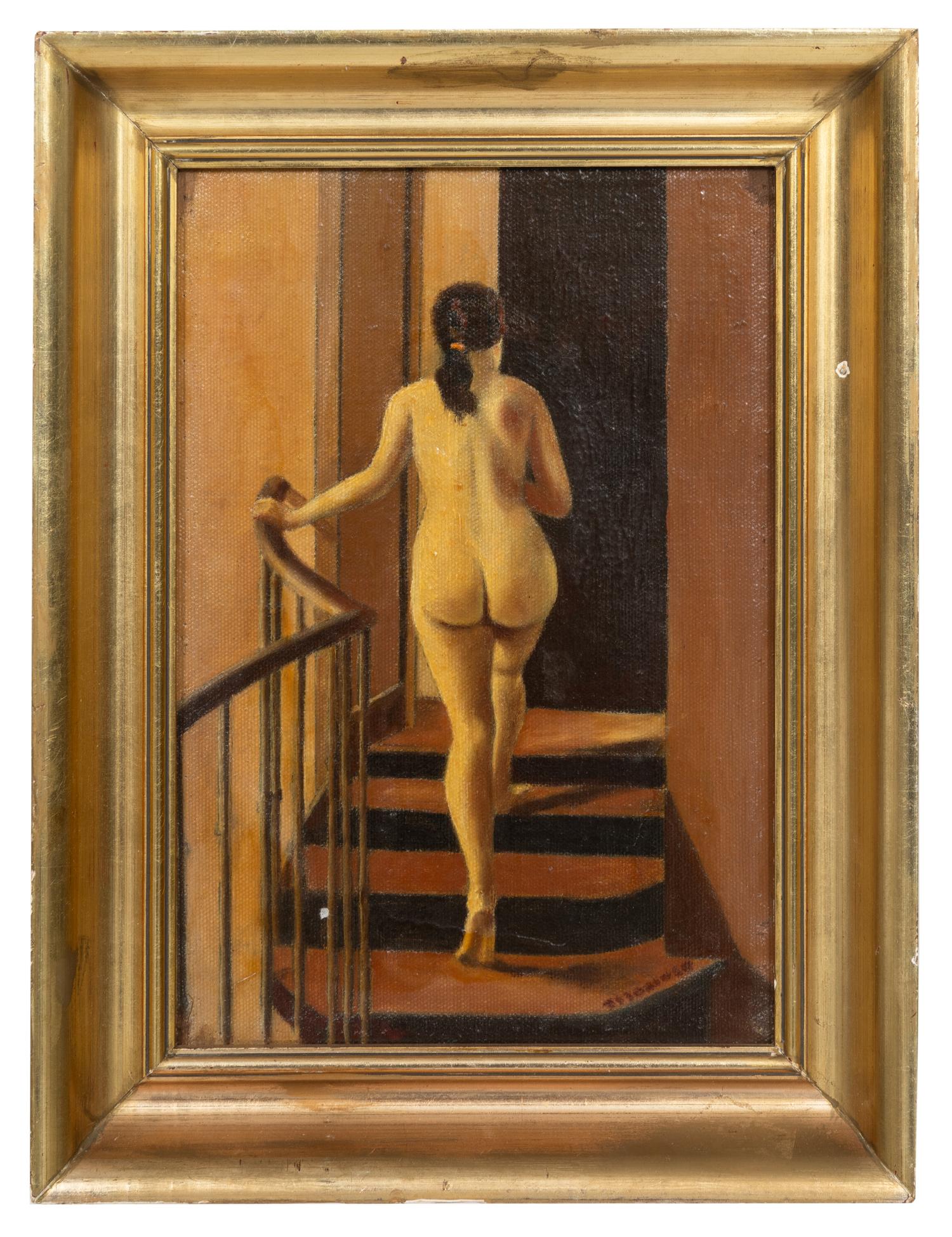 Sleeping Nude; Together with Nude Ascending a Staircase (two works)