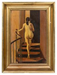 Sleeping Nude; Together with Nude Ascending a Staircase (two works)
