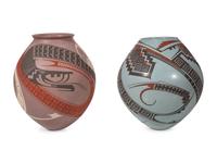 Polychrome Pottery Jars