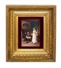 A Berlin (K.P.M.) Porcelain Plaque 8 x 5 1/2 inches. — 19TH CENTURY