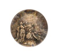 An Antique Pinchback Moses in the Bullrushes Paperweight Diameter 3 inches
